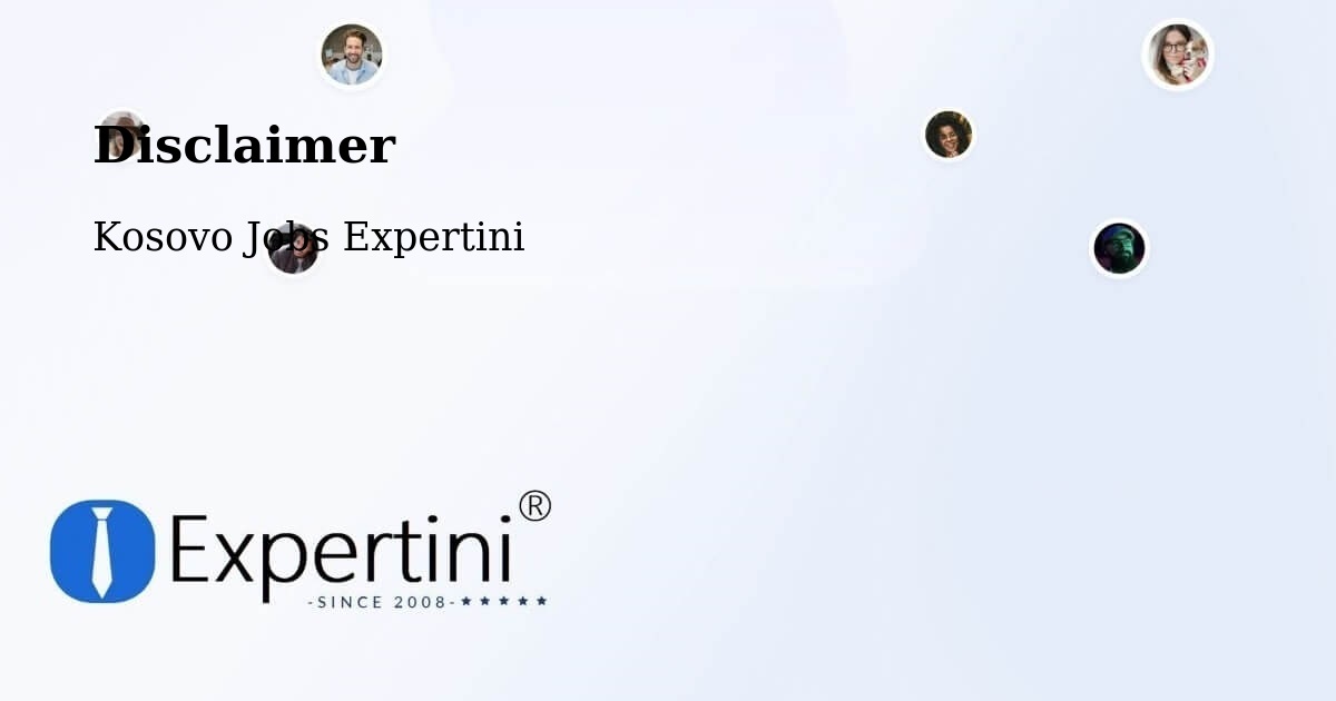 Disclaimer – Partesh - Kosovo Jobs Expertini