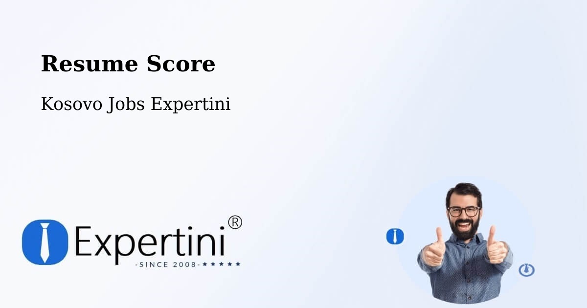 Resume Score & Job Description Match Tool – Partesh - Kosovo Jobs Expertini